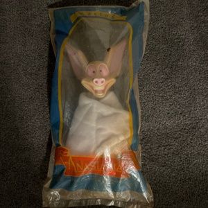 Anastasia Bartok Stuffed Plush 8” Toy 20th Century Fox Burger King Vintage